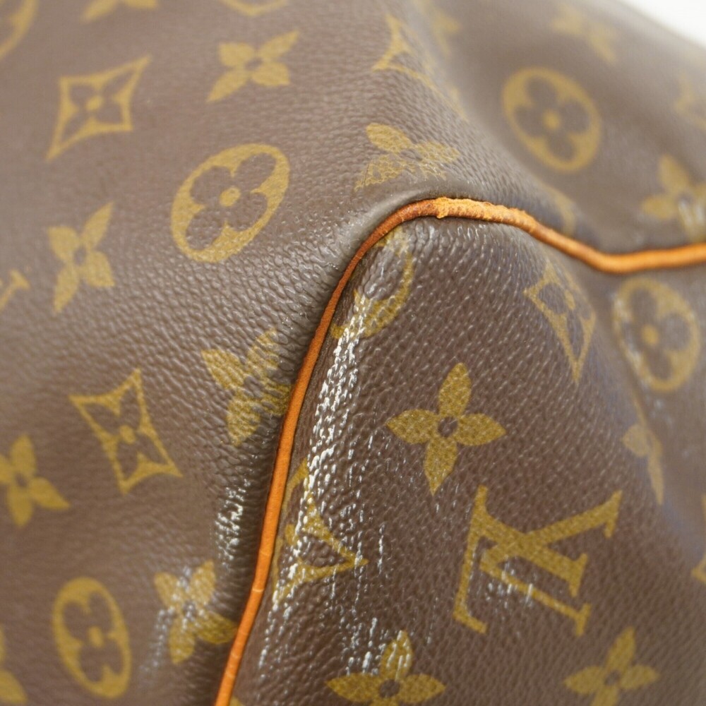 LOUIS VUITTON Brown Monogram Keepall 60 Boston Bag - Picture 8 of 13